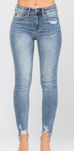 Load image into Gallery viewer, Judy Blue Jeans - Hi-Waist Skinny - Destroyed Hem