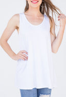 Agnes & Dora Essential Tank - White