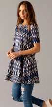 Load image into Gallery viewer, Swing Tunic - Navy Aztec