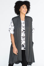 Load image into Gallery viewer, Cascade Vest - Modal Charcoal Two Tone