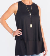 Tiered Tunic - Black