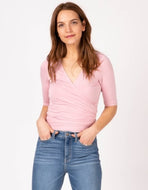 Wrap Top - Pink Sand