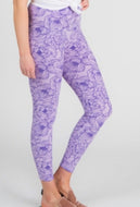 Leggings - Purple Peony
