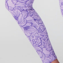 Load image into Gallery viewer, Leggings - Purple Peony