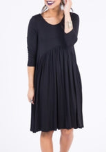 Load image into Gallery viewer, Muse Midi Dress - Solid Black