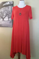 Sway Dress - Tomato Red
