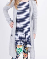 KIDS Agnes & Dora Duster - Light Gray