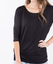 Load image into Gallery viewer, Dolman Tunic - Black