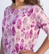 Dolman Tunic - Taking Flight Blush & Berries