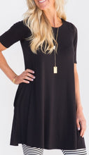 Load image into Gallery viewer, Swing Tunic - Black