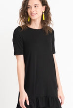 Load image into Gallery viewer, Agnes &amp; Dora Ruffle Tunic - Black