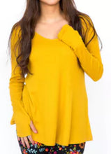 Load image into Gallery viewer, Thermal Tee - Long Sleeve - Mustard