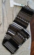 KIDS Agnes & Dora Leggings - Brown Stripes