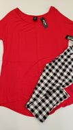 Hi-Lo Agnes & Dora Tee - Red