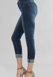 Kancan Mid Rise Super Skinny Jeans