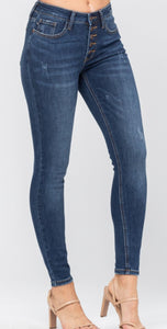 Judy Blue Jeans - Button Fly Skinny