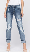 Load image into Gallery viewer, Judy Blue Jeans - Boyfriend - Destroyed Bleach Splatter