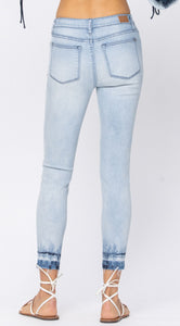 Judy Blue Jeans - Tie Dye & Release Hem - Skinny