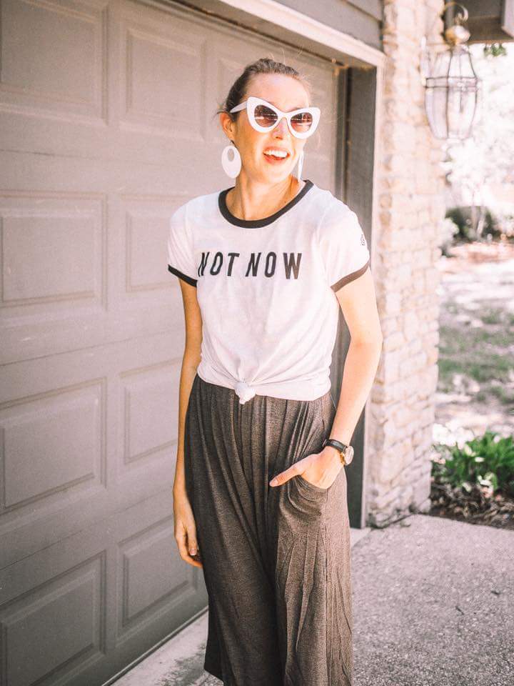 Agnes & Dora Graphic Tee - Not Now Maybe Later