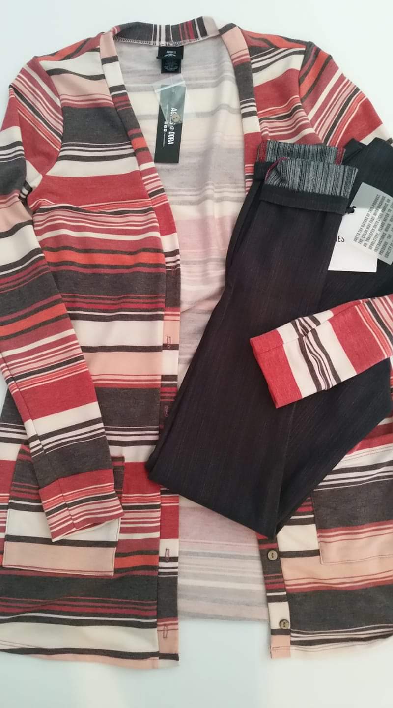 Essential Cardigan - Multi Stripe