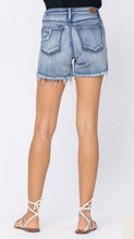 Load image into Gallery viewer, Judy Blue Shorts - Patch Wash-Out Cutoffs