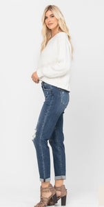 Judy Blue Jeans - Slim Fit Destroyed/Cuffed