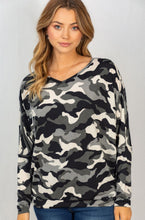 Load image into Gallery viewer, White Birch Long Sleeve Black/Grey Camo