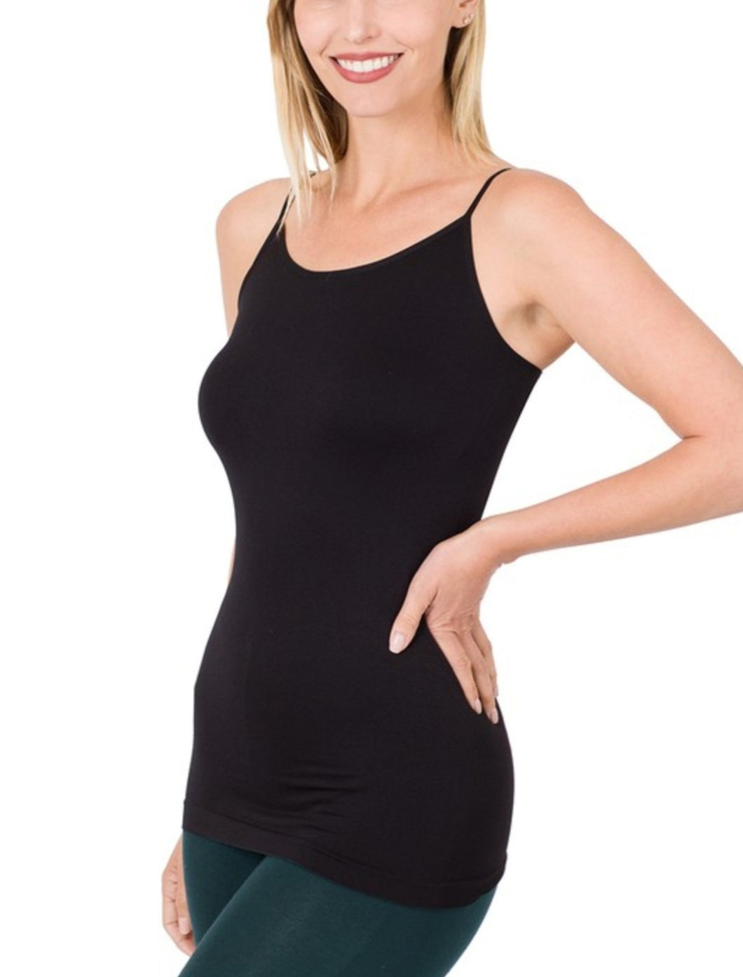 Seamless Cami with Adjustable Straps
