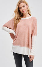 Load image into Gallery viewer, Long Sleeve Knit Top - Heather Rust