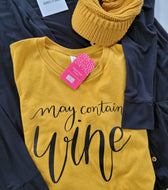 Graphic Tee - May Contain Wine