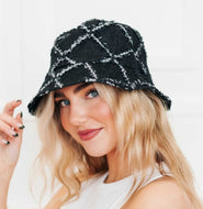 Diamond Print Bucket Hat